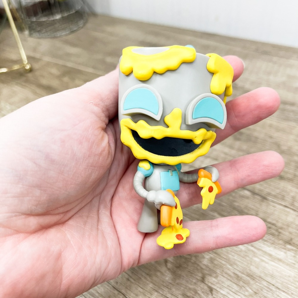 Funko Pop Invader Zim GIR with Pizza Cheese Robot Vinyl Figure 2022 Viacom